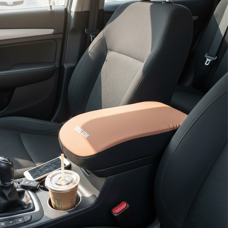 NEW SPIDER PLUS Memory Foam Car Armrest Cushion – Ergonomic Center Console Pad with Pressure Relief Support, Soft Breathable Cover, Universal Fit for Cars, SUVs & Trucks - Image 2